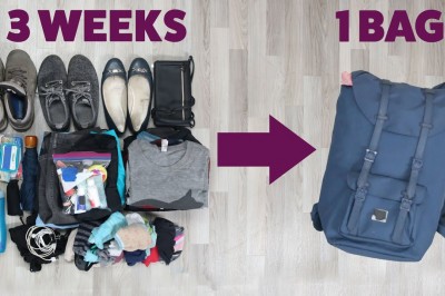 How to pack light for a long trip
