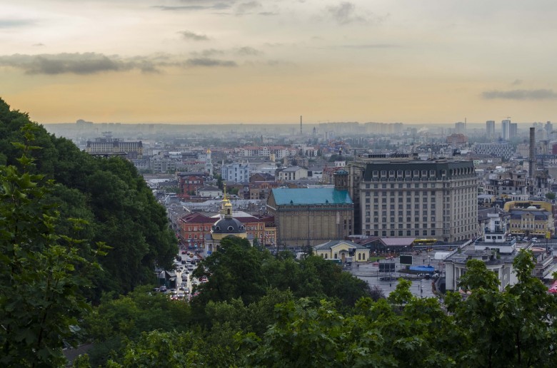 Kiev skyline