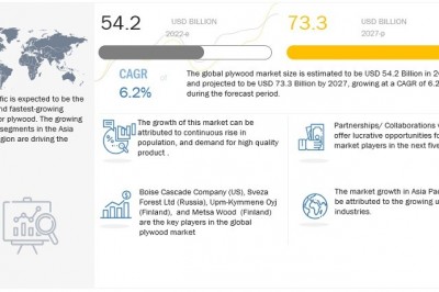 Plywood Market Estimated to Reach $73.3 billion by 2027